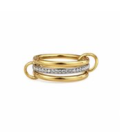 Stacked Ring Goud Zilver