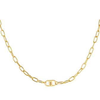 Necklace Good Luck gold or silver s-steel