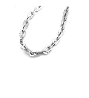 Heavy 1cm Chain Necklace s.steel 52cm