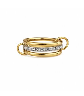Stacked Ring Goud Zilver