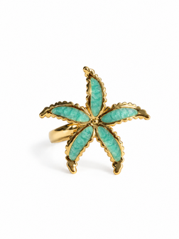 Lily flower ring