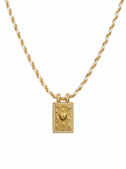 Sparkly heart necklace