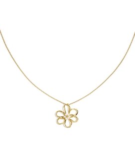 Long flower necklace 