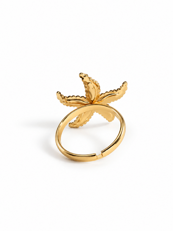 Lily flower ring