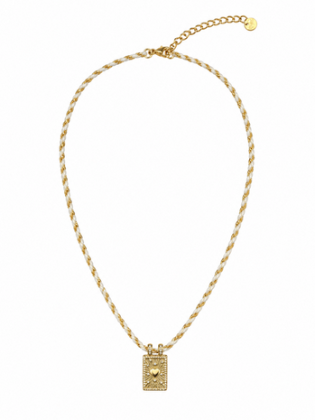 Sparkly heart necklace