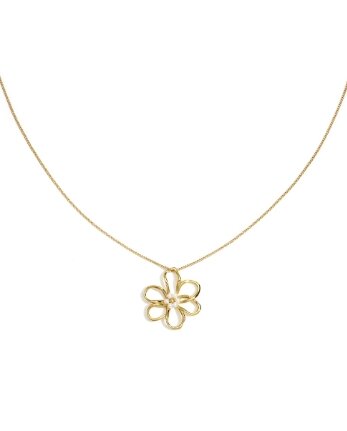 Long flower necklace 