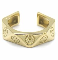 S. Steel Ring Smiley Adjustable