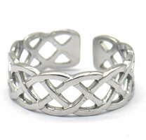 Gevlochten ring s.steel